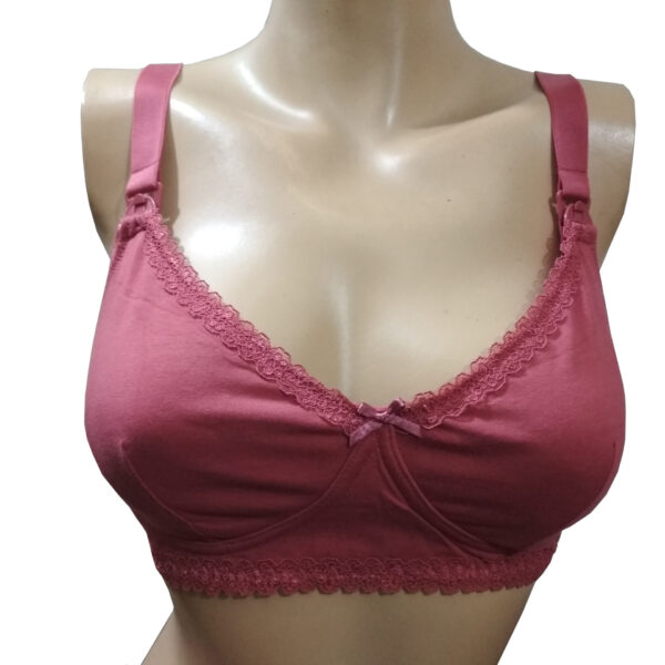 Non stick non foam Women Cotton Bras Maroon - : The