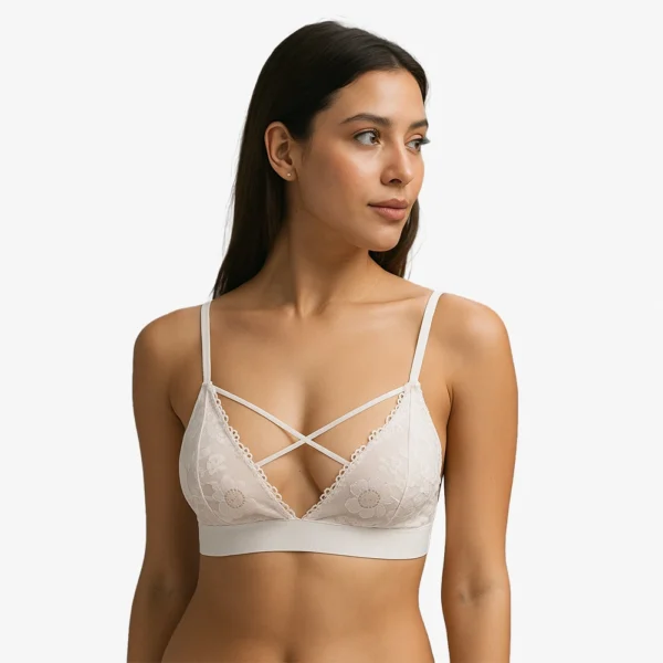 Front Cross Lace Design for Modern Women