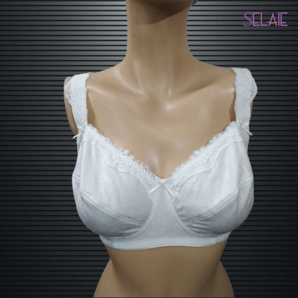 Women Bra white non wired non padded