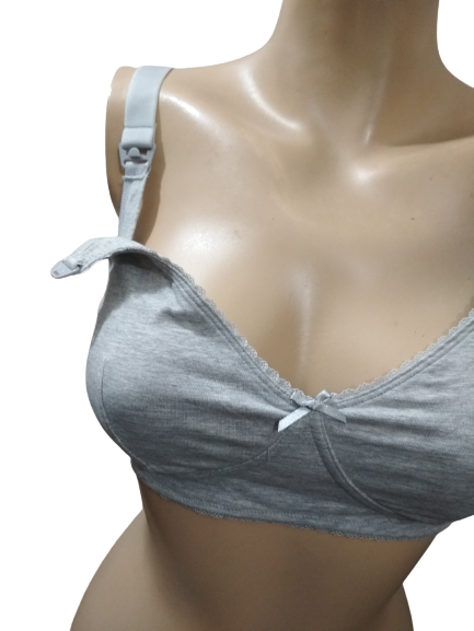 Mother care White Maternity Nursing Bra cotton spandex - selaie