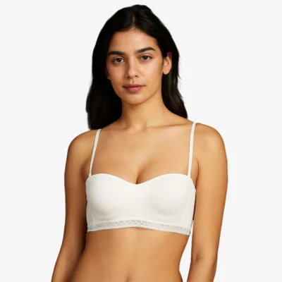 Push up Bra with Strap Removal option white | selaie Bangladesh