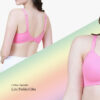 SELAIE Lavender Scent Plunge Padded Bra: Wire-Free Comfort in Stylish Pink
