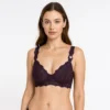 Women’s Full Coverage Non-Padded Purple Bra – Soft and Comfortable Daily Wear