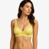 Women’s Yellow Non-Padded Full Coverage Bra – Soft Fabric, Adjustable Fit by Selaie