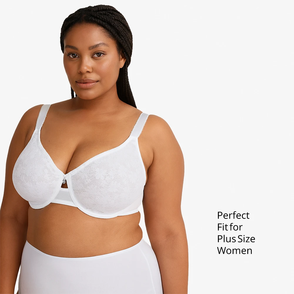 Selaie Chic White Lace Bra